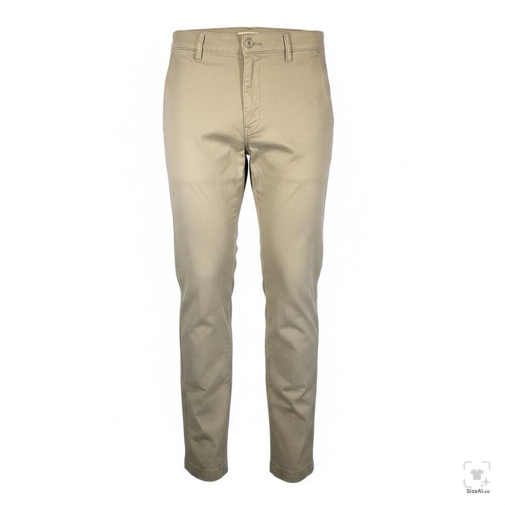 Levi's XX Chino Pants Mens 34x34 Beige Standard Taper Stretch Flat Front Casual